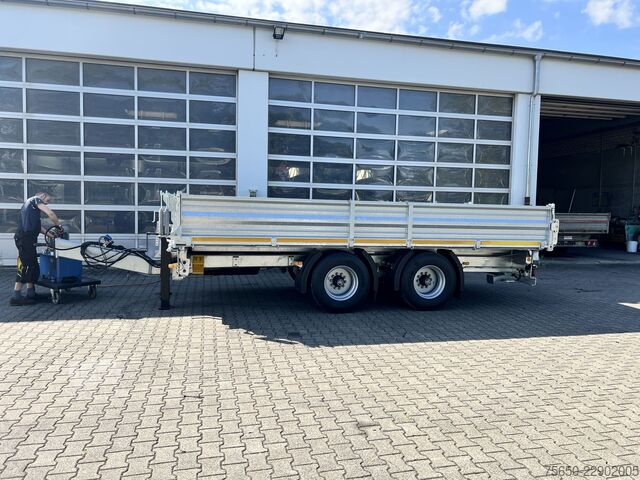 Kippanhänger Möslein TTD 19 B  19 t Tandemkipper- Tieflader hydraulischer Klappe Breitbereifung