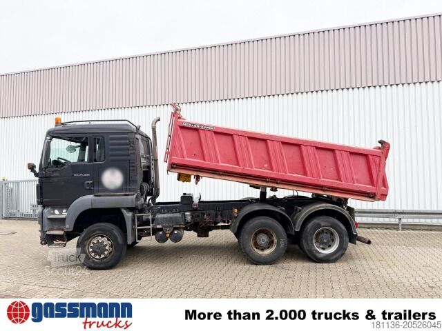 Tovornjak prekucnik MAN TGA 26.400 6x6 BB, Winterdienstausstattung