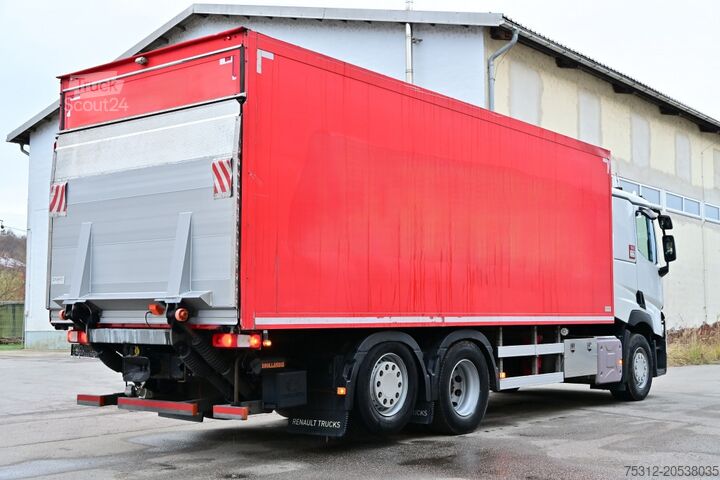 Samochód ciężarowy typu furgon Renault T440  6x2 E6 AHK LBW Isokoffer Lift Lenk