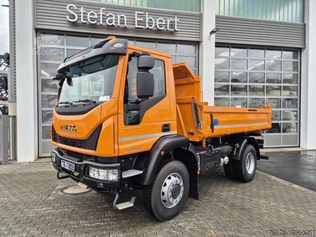 Three-sided tipper truck IVECO ML150E28W 4x4 Meiller Dreiseitenkipper 2xAHK