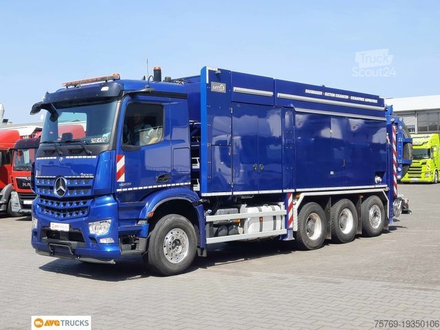 Tankwagen MERCEDES-BENZ 3253 L AROCS 8X4 Saugbagger MTS DINO 12