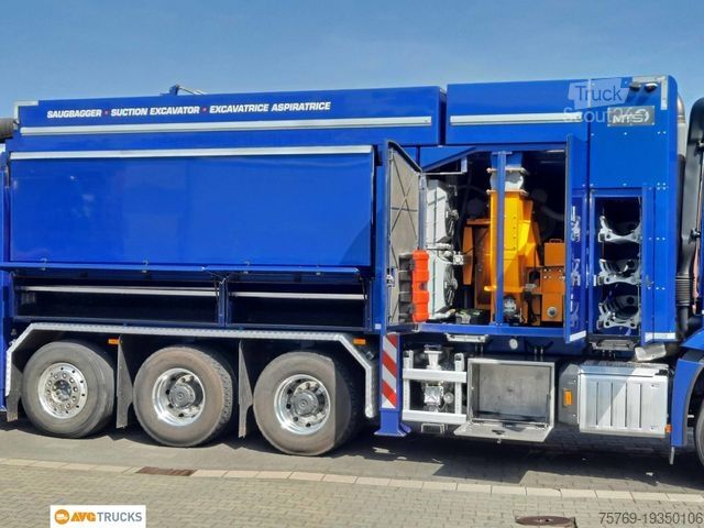 Tankwagen MERCEDES-BENZ 3253 L AROCS 8X4 Saugbagger MTS DINO 12