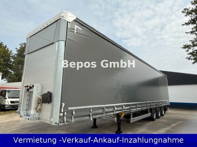 Atvira puspriekabė su tentu SCHMITZ CARGOBULL SCS 24/L-13.62 Mega-Verbreiterbahr -Lift,E-Rad