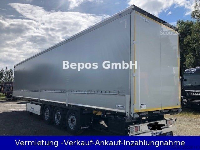 Otvorený náves s plachtou KRONE SD - Profi Liner-PK-SAF-Bordwandsieder-Rungen