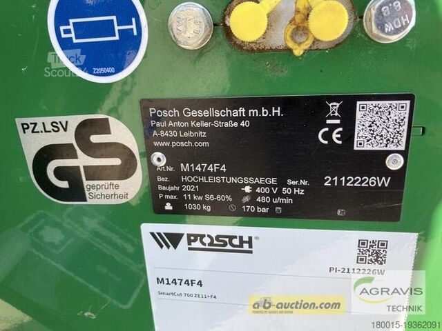 Kokapstrāde Posch SMARTCUT 700