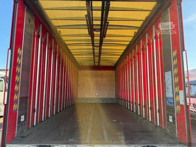 Škatlasti tovornjak MERCEDES-BENZ ANTOS 2540 L Getränke 6,95 m LBW 2 T*AHK*LENK