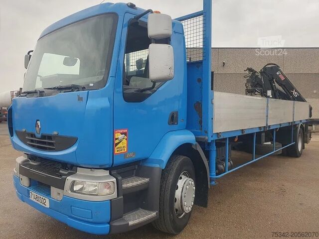 Vrachtwagen met kraan Renault DCi 220