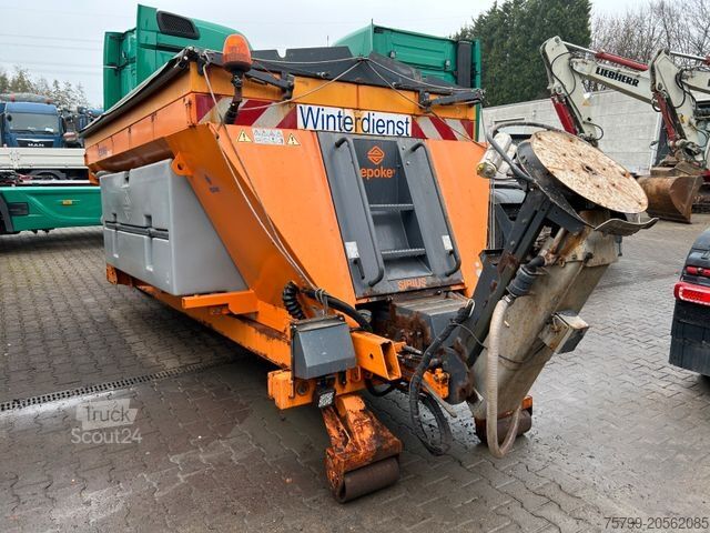 Ruloninė konteinerinė savivartis MERCEDES-BENZ 1824 Axor Abroller mit Schneeschild und Streuer