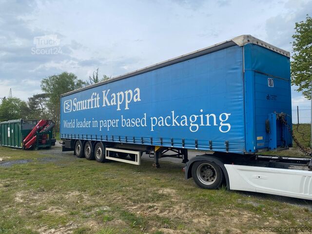 åben sættevogn med presenning Schmitz Cargobull S01