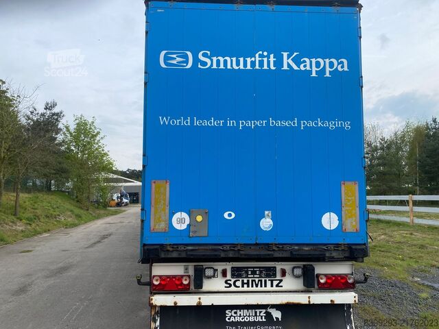 åben sættevogn med presenning Schmitz Cargobull S01