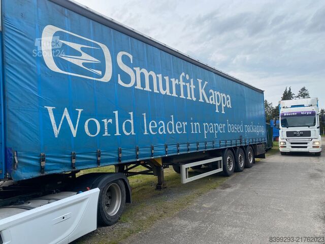 åben sættevogn med presenning Schmitz Cargobull S01