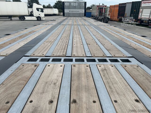 Platformos priekaba Kässbohrer Maxima XS / 2026 / Plateau - Flat Bed / Rongen ...
