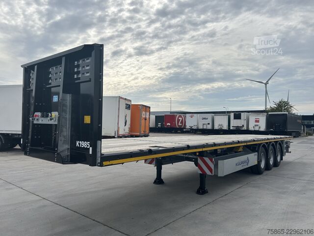 Platformos priekaba Kässbohrer Maxima XS / 2026 / Plateau - Flat Bed / Rongen ...