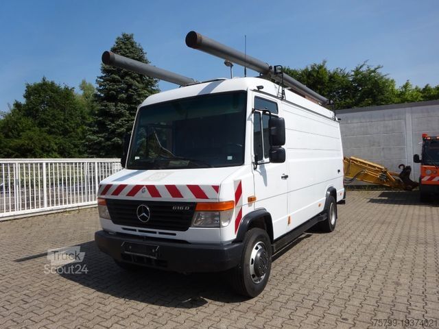 Dodávka s vysokou strechou MERCEDES-BENZ 616D Vario Kastenwagen 4x2