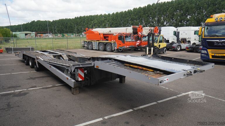 Transportator auto Estepe 3 AXLE TRUCK TRANSPORT TRAILER 280 CM EXTENDABLE