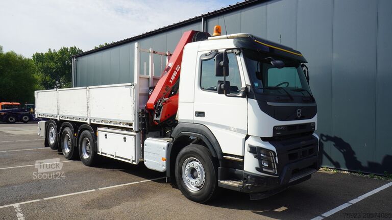 Camion-grue Volvo FMX 460 8X4 OPEN BOX WITH HIAB X-HIPRO 232 E-3 ...