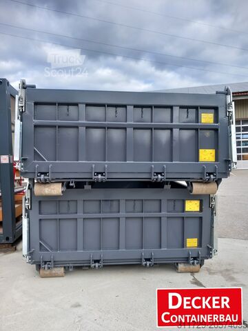 Abrollcontainer Decker Containerbau Abrollcontainer, Bayernbox, Pendelklappe