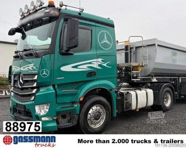 Standartinis vilkikas Mercedes-Benz Actros 1851 LS 4x4 HAD, Hydraulik, Navi,