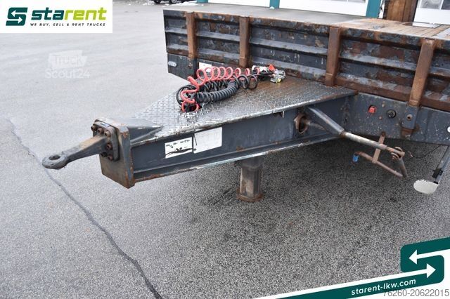 Низкорамный прицеп SCHWARZMÜLLER Tandemtieflader Rampen SAF Containerverriegelung