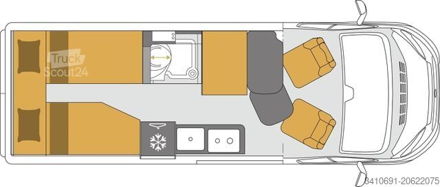 Bobil MOOVEO Van 63 EB 1.Hand Sitzheizung AHK Zahnriemen NEU