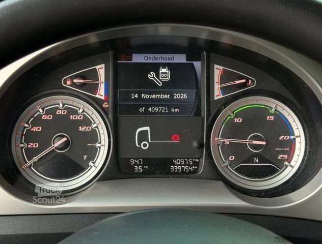 Kühlkoffer-LKW DAF CF 450 SC HEIWO ISOLATED BOX 875 x 250 x 275 INS