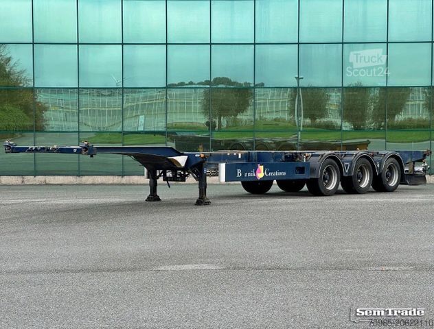 Keitimo kėbulo puspriekabė Burg BPO 15-27 CCXHX BPW AXLES DISC BRAKES 40 FT