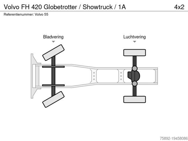 Standaard-SZM Volvo FH 420 Globetrotter / Showtruck / 1A