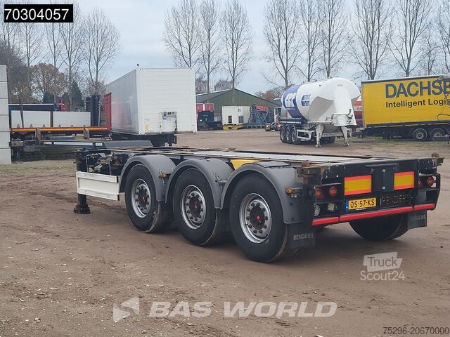 Containertransport Renders 800 3 axles TUV 10/26 Multi 45'ft Lifting Axle