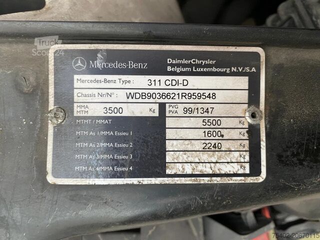 Skåpbil Mercedes-Benz Sprinter 311 CDI-D