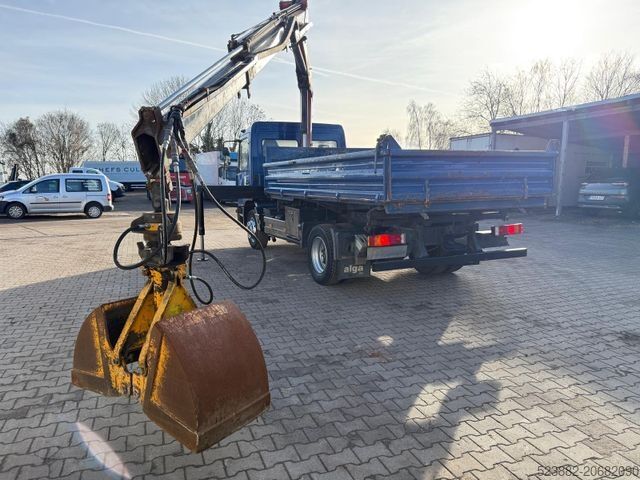 Třístranný sklápěč MERCEDES-BENZ Atego1218 HMF910 inkl. Greifer*Meiller4m*AHK*TOP