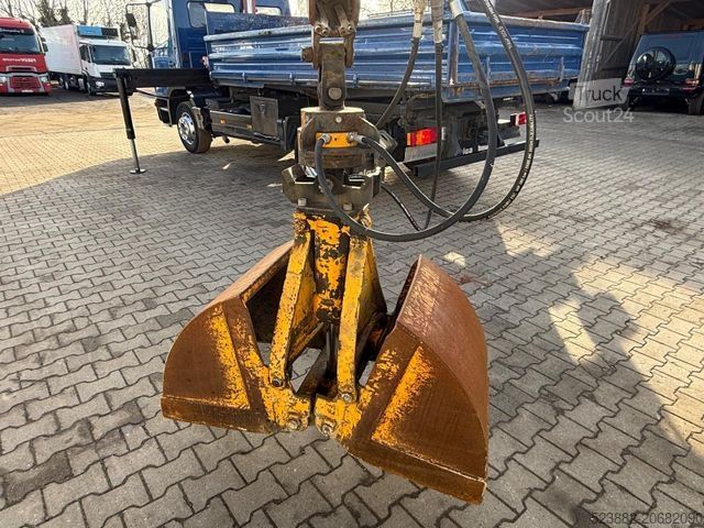 Třístranný sklápěč MERCEDES-BENZ Atego1218 HMF910 inkl. Greifer*Meiller4m*AHK*TOP