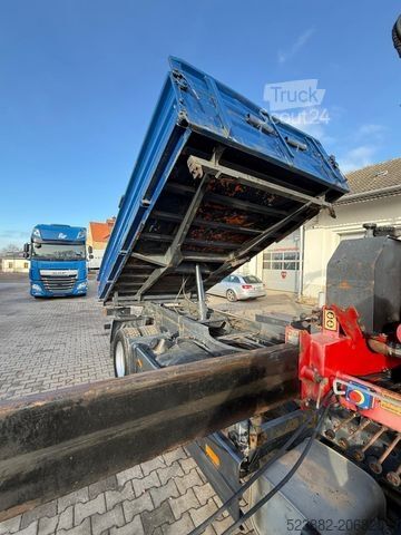 Třístranný sklápěč MERCEDES-BENZ Atego1218 HMF910 inkl. Greifer*Meiller4m*AHK*TOP