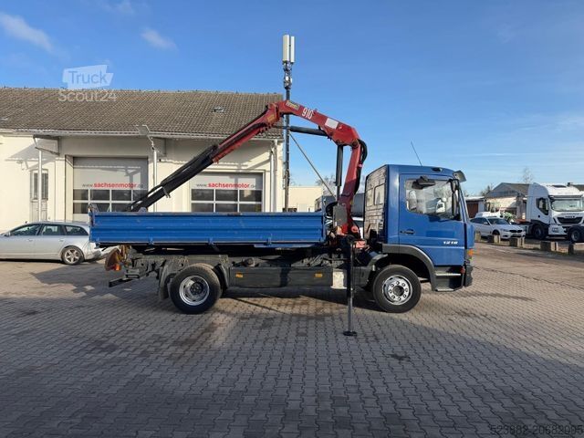 Sklápěcí vůz MERCEDES-BENZ Atego1218 HMF910 inkl. Greifer*Meiller4m*AHK*TOP