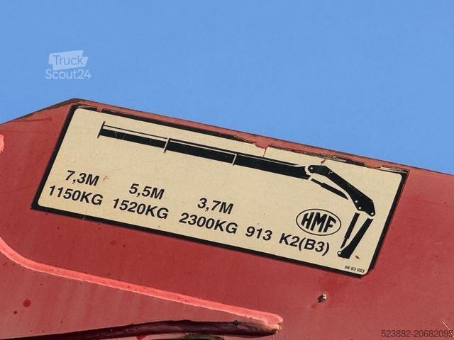 Sklápěcí vůz MERCEDES-BENZ Atego1218 HMF910 inkl. Greifer*Meiller4m*AHK*TOP