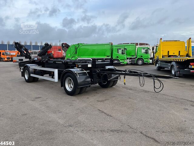 Containervervoer Noyens 2-assige containeraanhangwagen