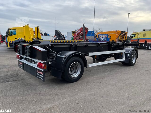 Containervervoer Noyens 2-assige containeraanhangwagen