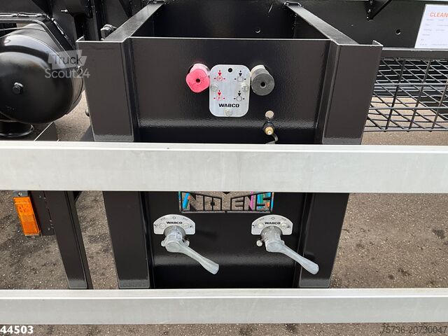 Containervervoer Noyens 2-assige containeraanhangwagen