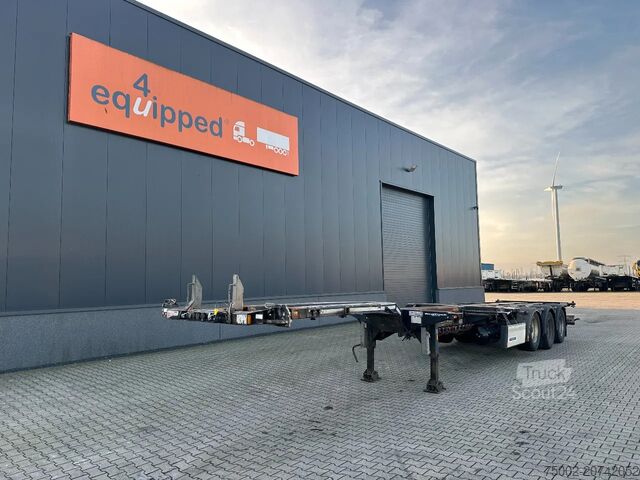 Konttikuljetukset D-TEC FLEXITRAILER / 45FT HC MULTI / BPW + drumbrakes...