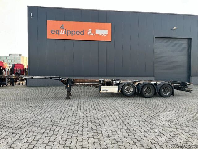 Konttikuljetukset D-TEC FLEXITRAILER / 45FT HC MULTI / BPW + drumbrakes...