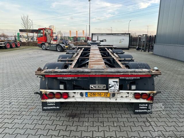 Konttikuljetukset D-TEC FLEXITRAILER / 45FT HC MULTI / BPW + drumbrakes...