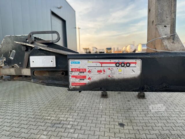 Konttikuljetukset D-TEC FLEXITRAILER / 45FT HC MULTI / BPW + drumbrakes...