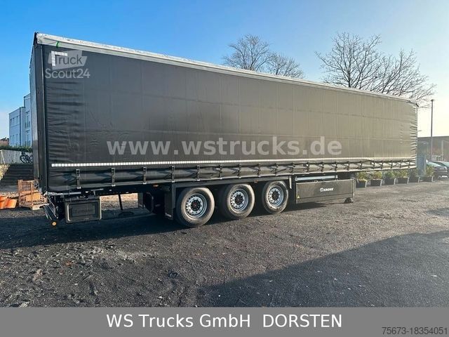 Auflieger mit Pritsche & Plane KRONE Planauflieger SDP 27 Edscha SAF Achsen