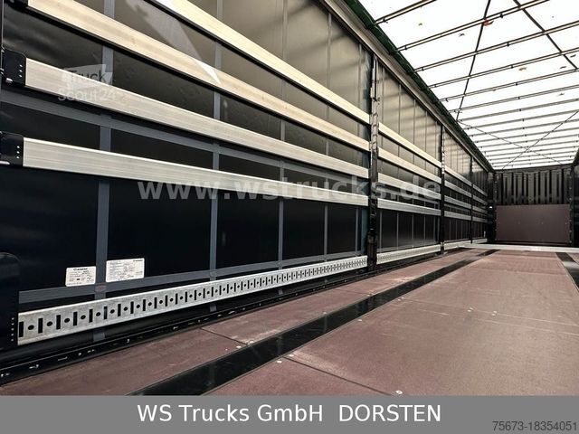 Semi-remorque bâchée KRONE Planauflieger SDP 27 Edscha SAF Achsen