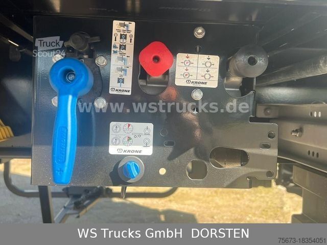 Semi-remorque bâchée KRONE Planauflieger SDP 27 Edscha SAF Achsen