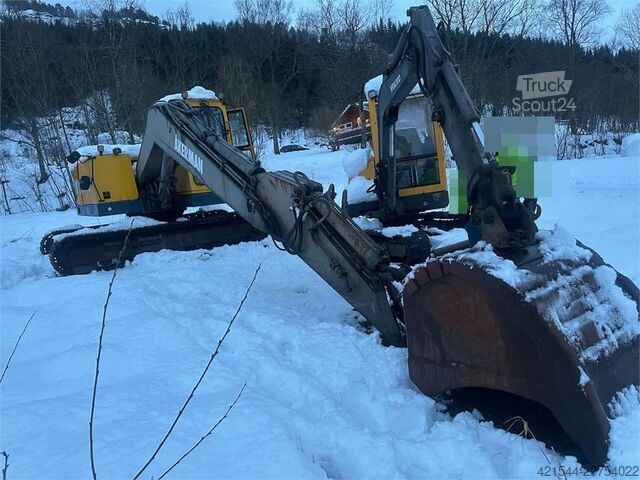 Koparka gąsienicowa Åkerman EC200 excavator with 2 buckets. SEE VIDEO.