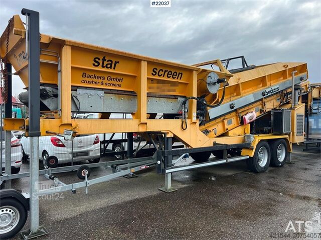 Roskien lajittelukone Backers gmbh starscreen