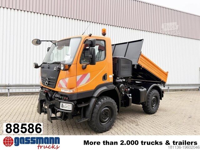 Spezial-LKW Unimog U 20 4x4, Kipper, Zapfwelle,