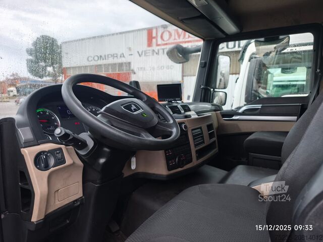 φορτηγό πλατφόρμα με μουσαμά MAN 18.290 TGM