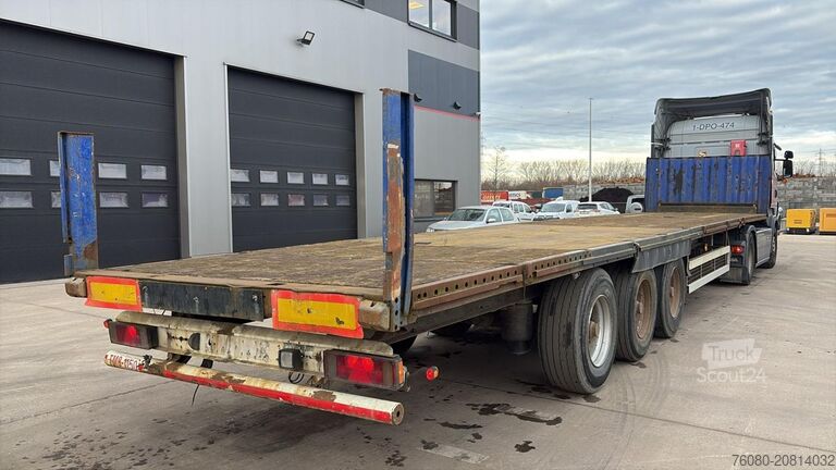 Přívěs na plošinu Krone SDP27 (BELGIAN TRAILER / DRUM BRAKES / FREINS T...