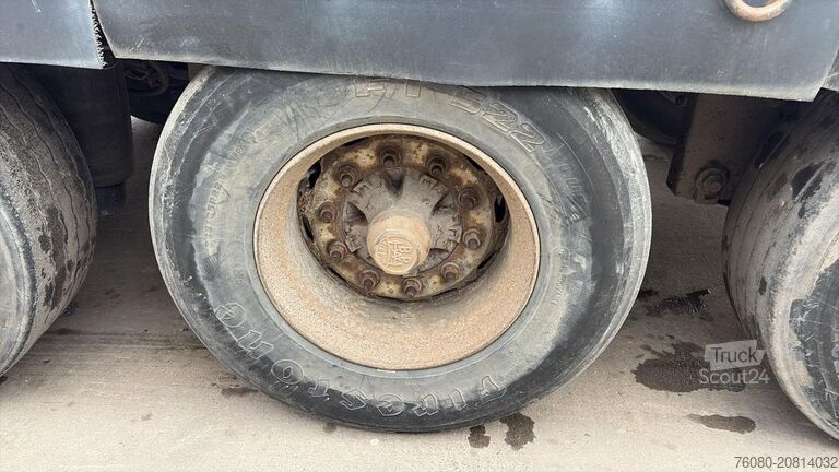 Přívěs na plošinu Krone SDP27 (BELGIAN TRAILER / DRUM BRAKES / FREINS T...